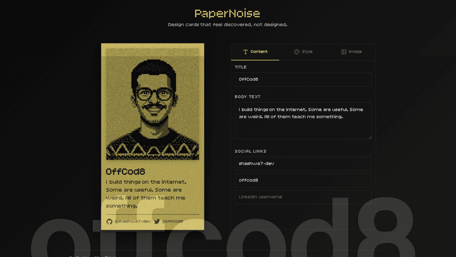 PaperNoise